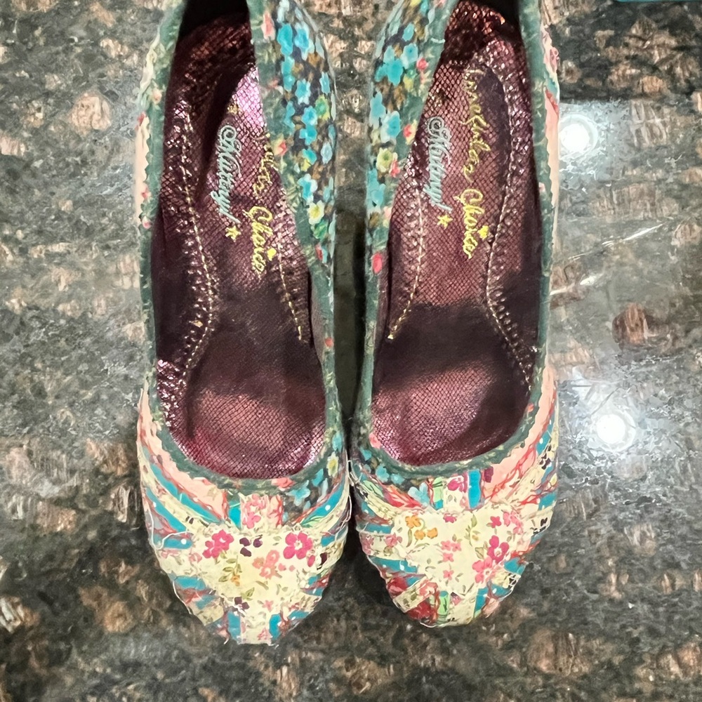 These are my lucky shoes. Irregular Choice size 39 US 8.5 They match everything!